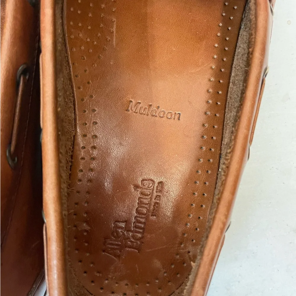 ALLEN‎ EDMONDS Made in USA Slip On Kiltie Muldoon Loafer in Brown Size 9 D